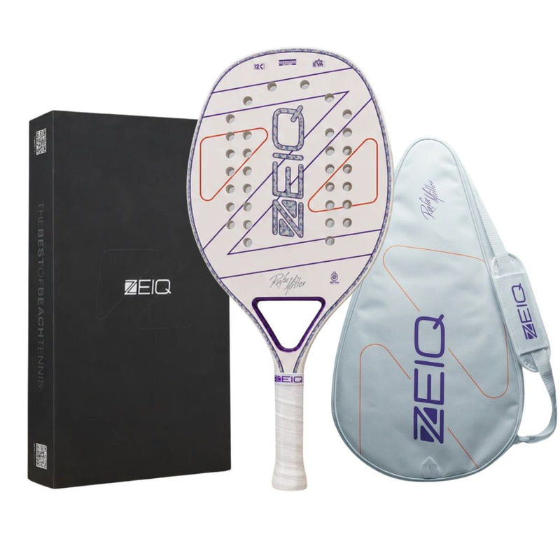 Raquete de Beach Tennis New Brave 12K Zeiq Rafa Miiller 2026+ Mochila