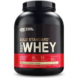 Gold Standard 100% Whey Protein Isolate 2.27 Kg On Optimum Nutrition - 5.5 BCAAs + Coq Exclusiva ON
