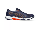Tênis ASICS GEL-Rocket 11 - Masculino - Azul Marinho e Laranja