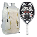 RAQUETE BEACH TENNIS OXY CYBER 2025 + MOCHILA OXY BRANCA