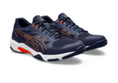 Tênis ASICS GEL-Rocket 11 - Masculino - Azul Marinho e Laranja