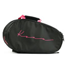 Raquete de Beach Tennis KONA ONE WHITE 2026 + RAQUETEIRA BASIC MÉDIA ROSA
