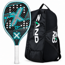 Raquete beach tennis ZAND Z XTREME com raqueteira Active preta