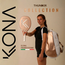 Raquete de Beach Tennis KONA Thunder Rose 2026 + Raqueteira NEW KONA - Team Thunder