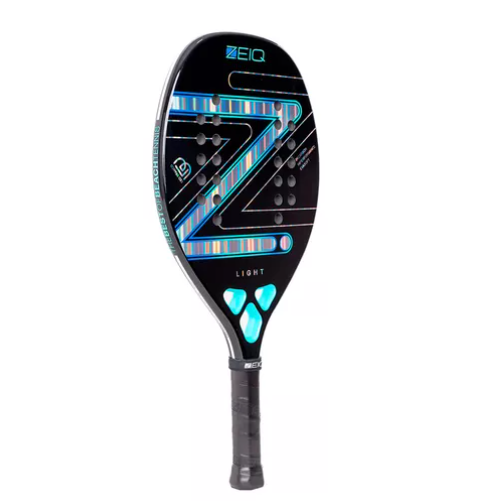 Raquete de Beach Tennis Light Leo Branco Zeiq 2025 – 3K +BERMUDA EXCLUSIVA UPGRADE MULTISPORTS
