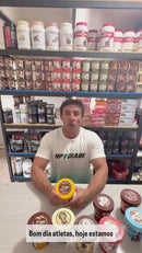 Pasta de Amendoim LA GANEXA Sabor Chocolate ao Leite Crocante - 25% de Proteína