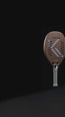 Raquete de Beach Tennis KONA Thunder Rose 2026 Com Tratamento Incluso + KIT UPGRADE OU MOCHILA HUNTER