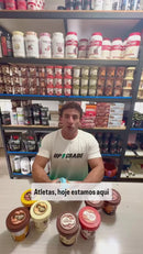 Pasta de Amendoim La Ganexa Leitinho 450g - Com Whey Protein