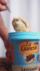 Pasta de Amendoim La Ganexa Leitinho 450g - Com Whey Protein