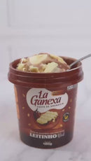 Pasta de Amendoim La Ganexa Leitinho Black 450g - Com Whey Protein