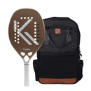 Raquete de Beach Tennis KONA Thunder Rose 2026 + KIT UPGRADE OU MOCHILA HUNTER