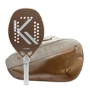Raquete de Beach Tennis KONA Thunder Rose 2026 + Raqueteira NEW KONA - Team Thunder