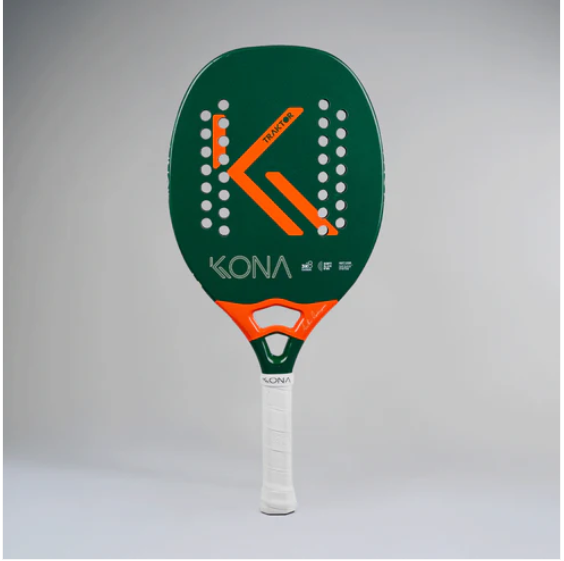 Raquete de Beach Tennis - KONA TRAKTOR ORANGE 2025 - AIRTON RODRIGUES