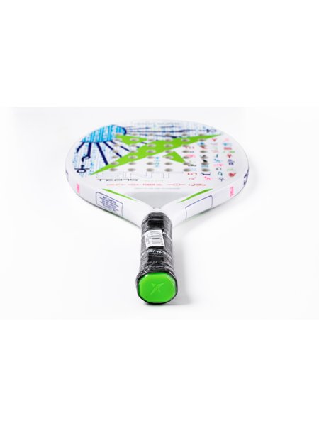 Raquete Beach Tennis Tebas Yellow - Drop Shot +Combo: 3 x Bolas;1 x Overgrip e 1 x Protetor Raquete