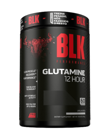 Glutamine 12 Hour 300g Blk Performance + Copo Exclusivo BLK