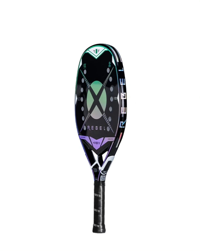Raquete Beach Tennis Heroe´s Rebel 2023 -  Carbono 3 K + KIT
