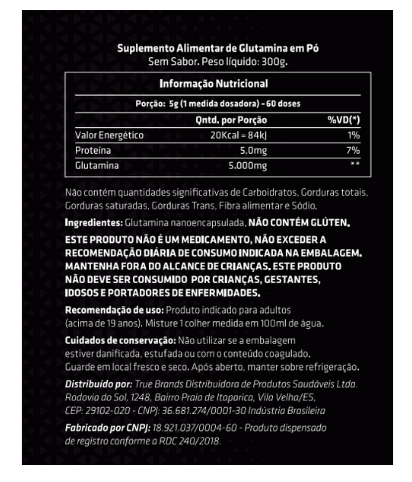 Glutamine 12 Hour 300g Blk Performance + Copo Exclusivo BLK