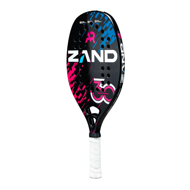 Raquete Beach Tennis Zand Z- Bruxo 2023 Edição Ltda Antomi Ramos + Capa De Proteção