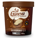 Kit Pastas de Amendoim La Ganexa Leitinho e Leitinho Black 2 unidades de 450g - com whey protein