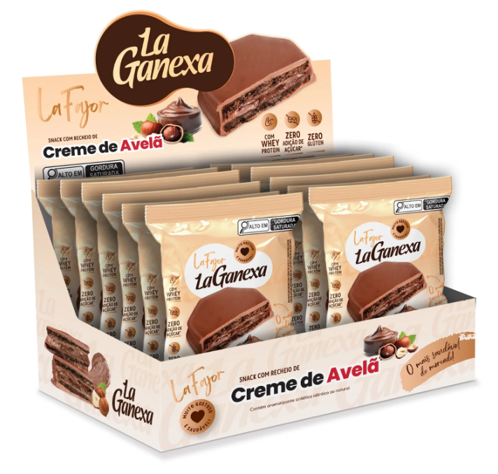 La Fajor de Creme de Avelã com Whey Protein - LA GANEXA