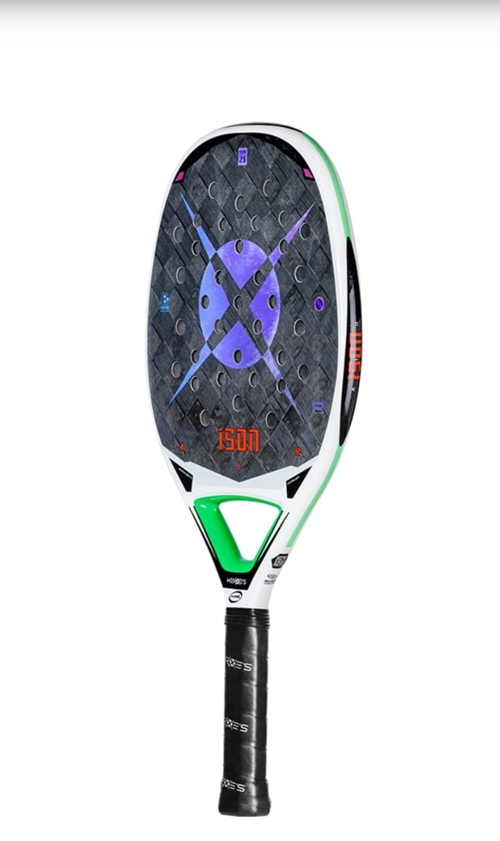 Raquete De Beach Tennis Heroe´s Ison 2023 + KIT