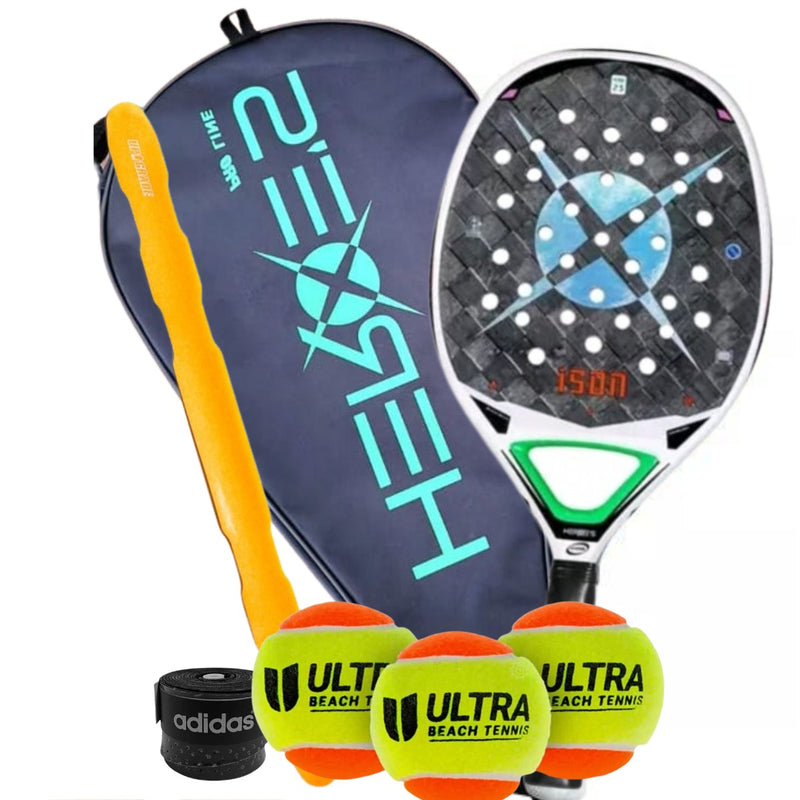 Raquete De Beach Tennis Heroe´s Ison 2023 + KIT