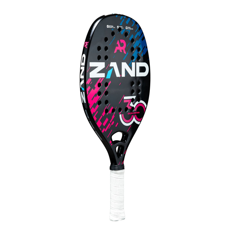 Raquete Beach Tennis Zand Z- Bruxo 2023 Edição Ltda Antomi Ramos + Capa De Proteção