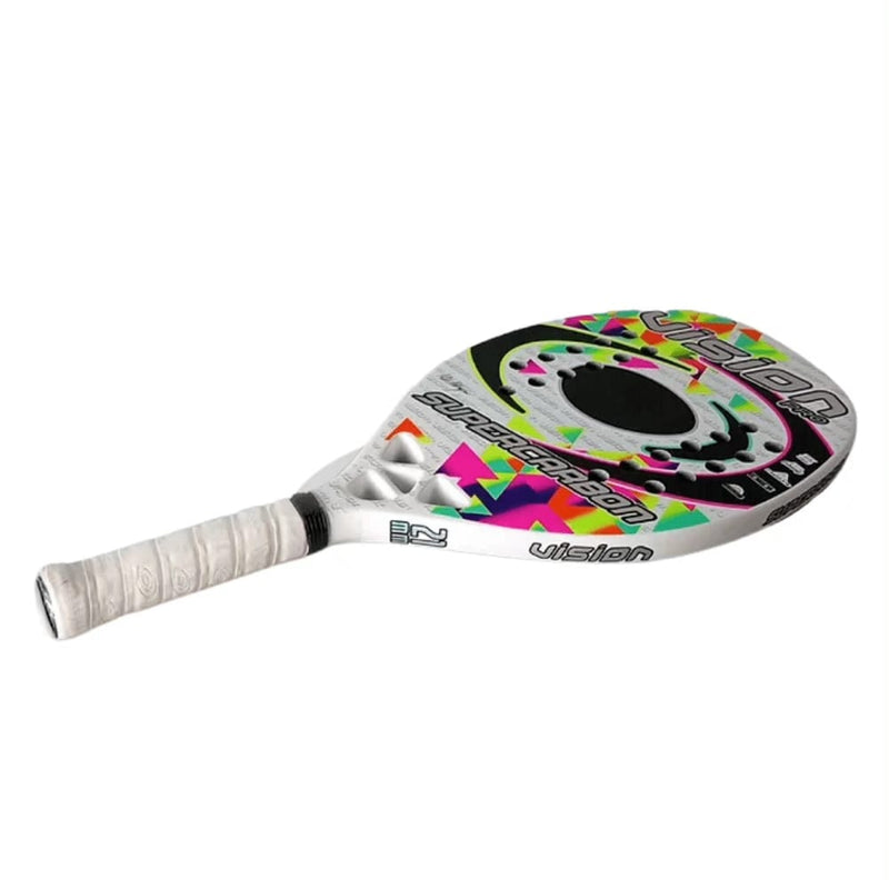 Raquete Beach Tennis Vision Super Carbon - 2023 + Kit