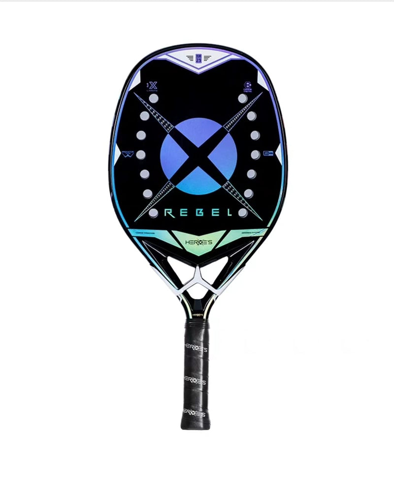 Raquete Beach Tennis Heroe´s Rebel 2023 -  Carbono 3 K + KIT