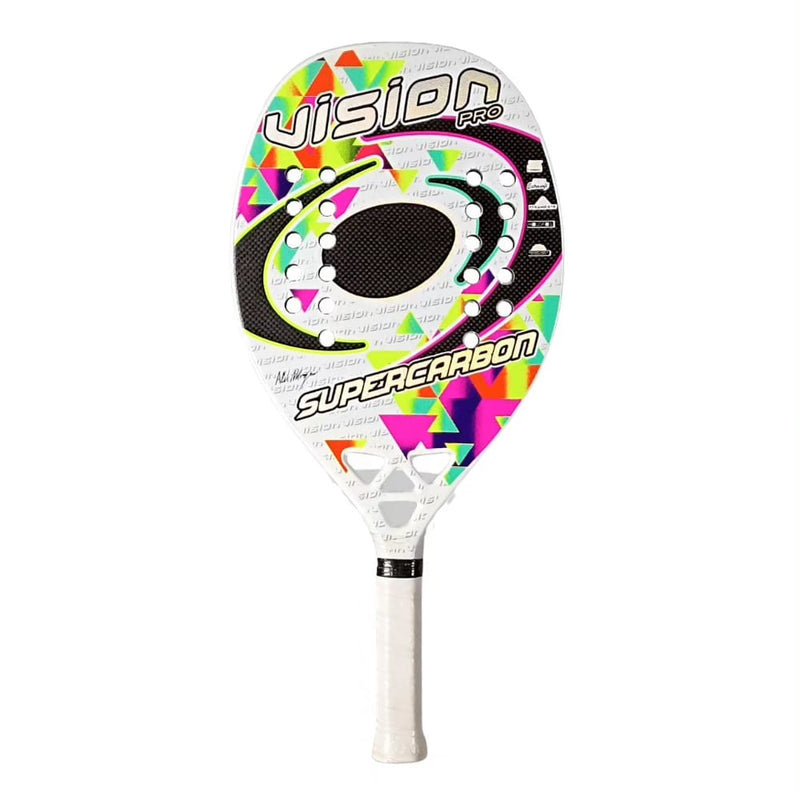 Raquete Beach Tennis Vision Super Carbon - 2023 + Kit