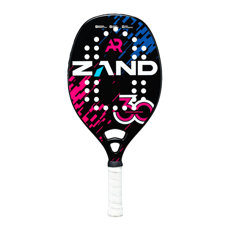 Raquete Beach Tennis Zand Z- Bruxo 2023 Edição Ltda Antomi Ramos + Capa De Proteção