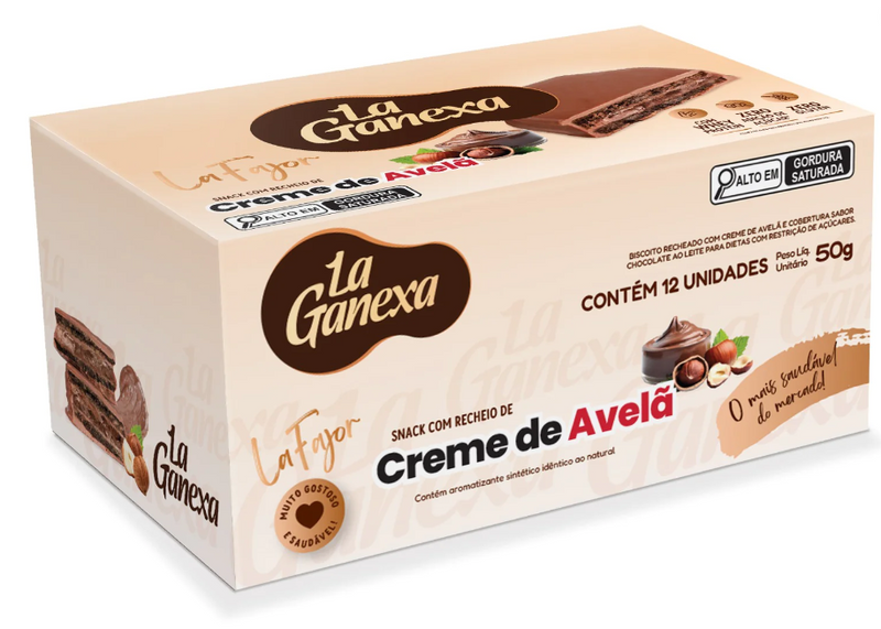 La Fajor de Creme de Avelã com Whey Protein - LA GANEXA