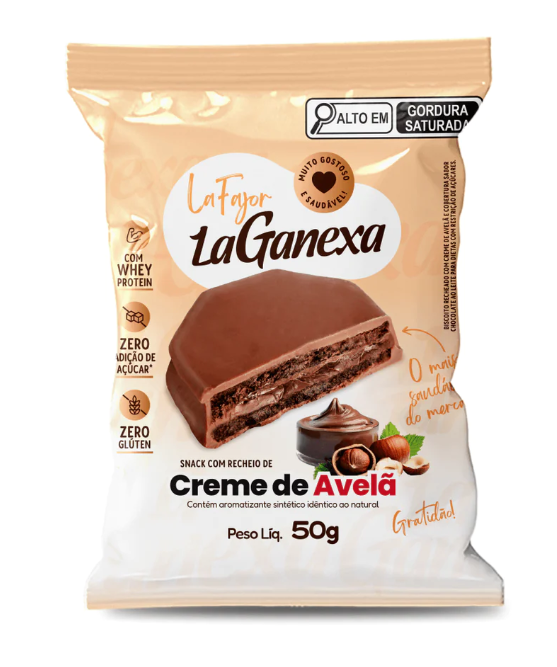 La Fajor de Creme de Avelã com Whey Protein - LA GANEXA