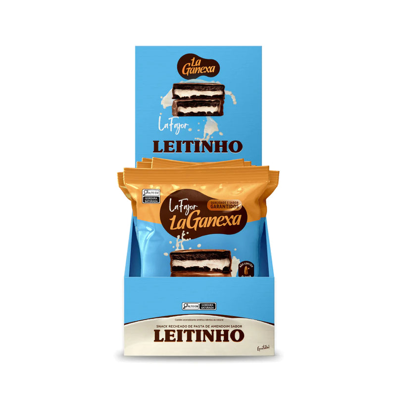La Fajor de Leitinho com Whey Protein - Display 12 unidades