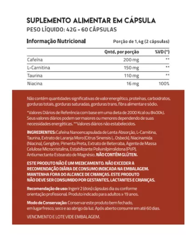 TERMOGÊNICO TRUE FIRE 2.0 60 CÁPSULAS TRUE SOURCE