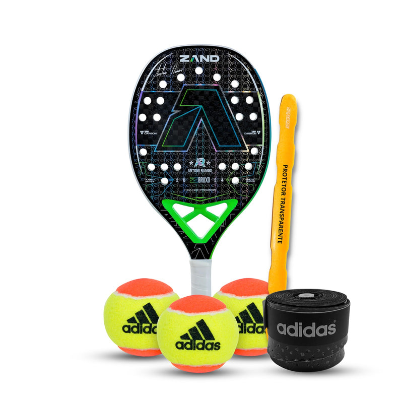 RAQUETE ZAND Z-BRUXO BLACK 2024 + kit